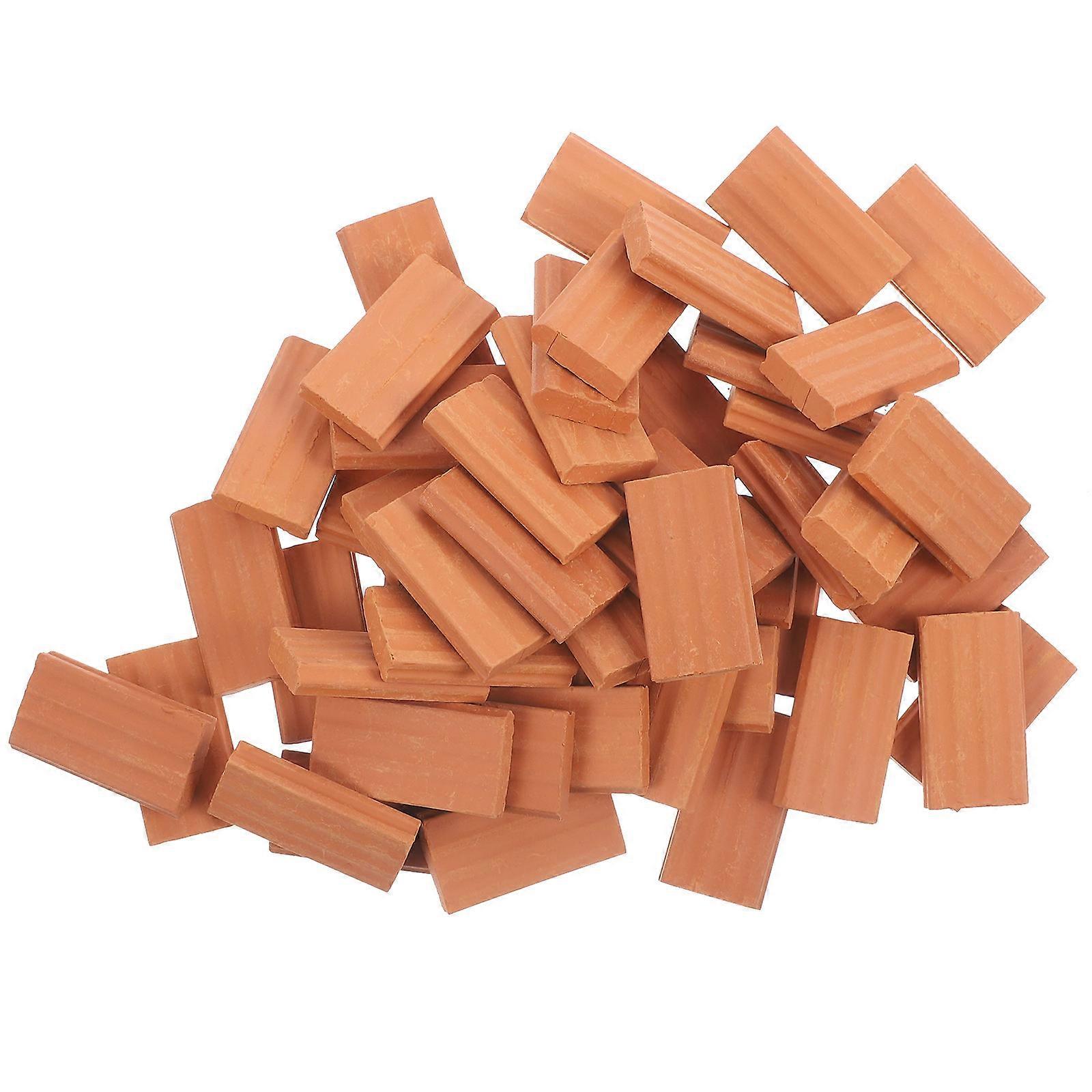 Mini Bricks Realistic Mini Bricks Models for Decoration 50Pcs
