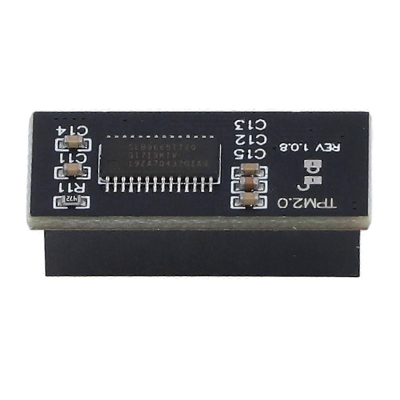 TPM 2.0 Module 20 Pin LPC Interface Encrypted Trusted Platform Module for WIN11 Upgrade Test,x