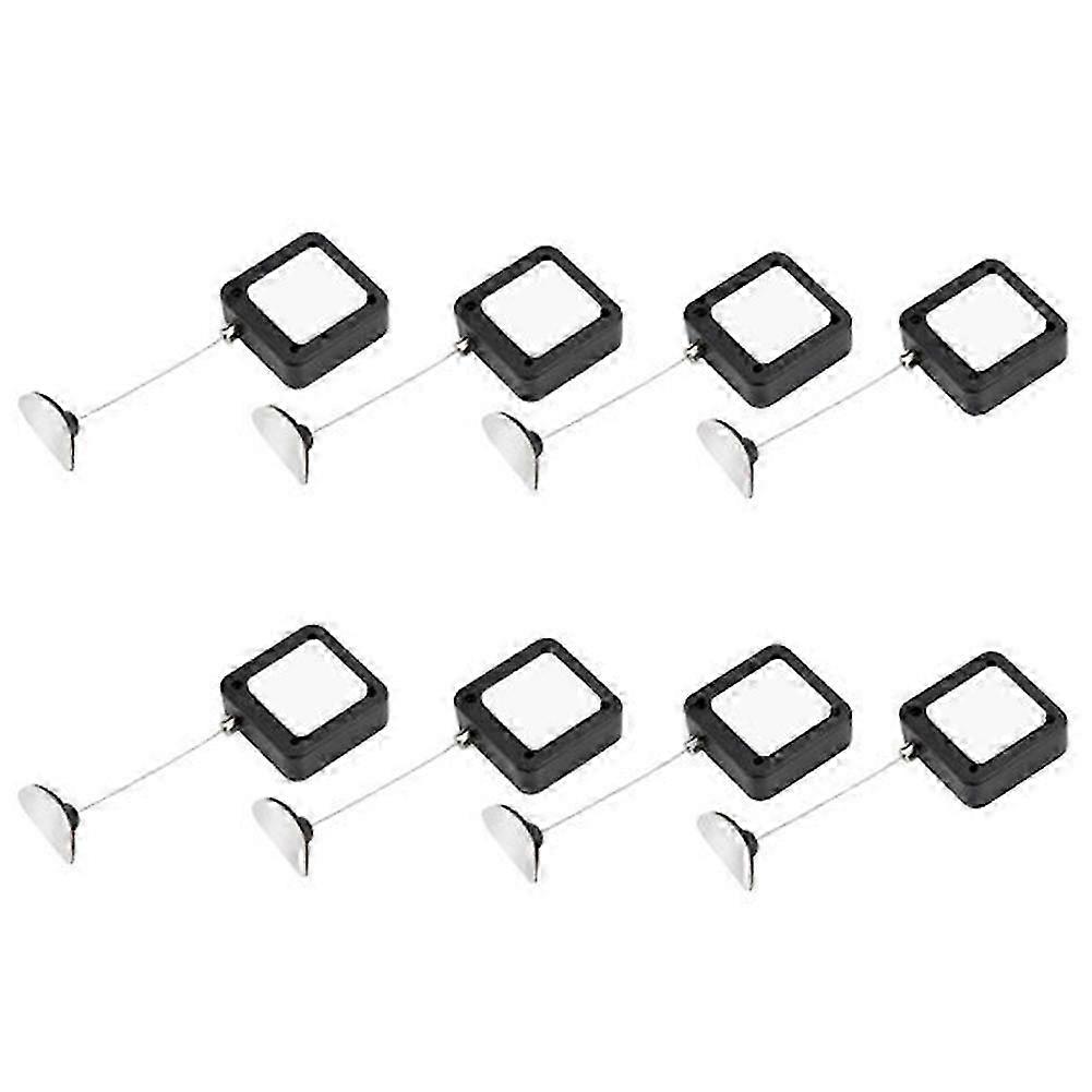 8pcs Remote Control Tether TV Remote Control Leash Retractable Safety Lock with Adjustable Strap B