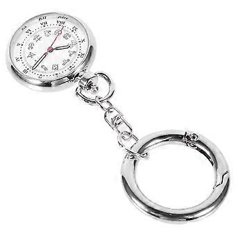 Duurzaam verpleegstershorloge Lichtgevend zakhorloge Creatief hangend horloge (zilver)