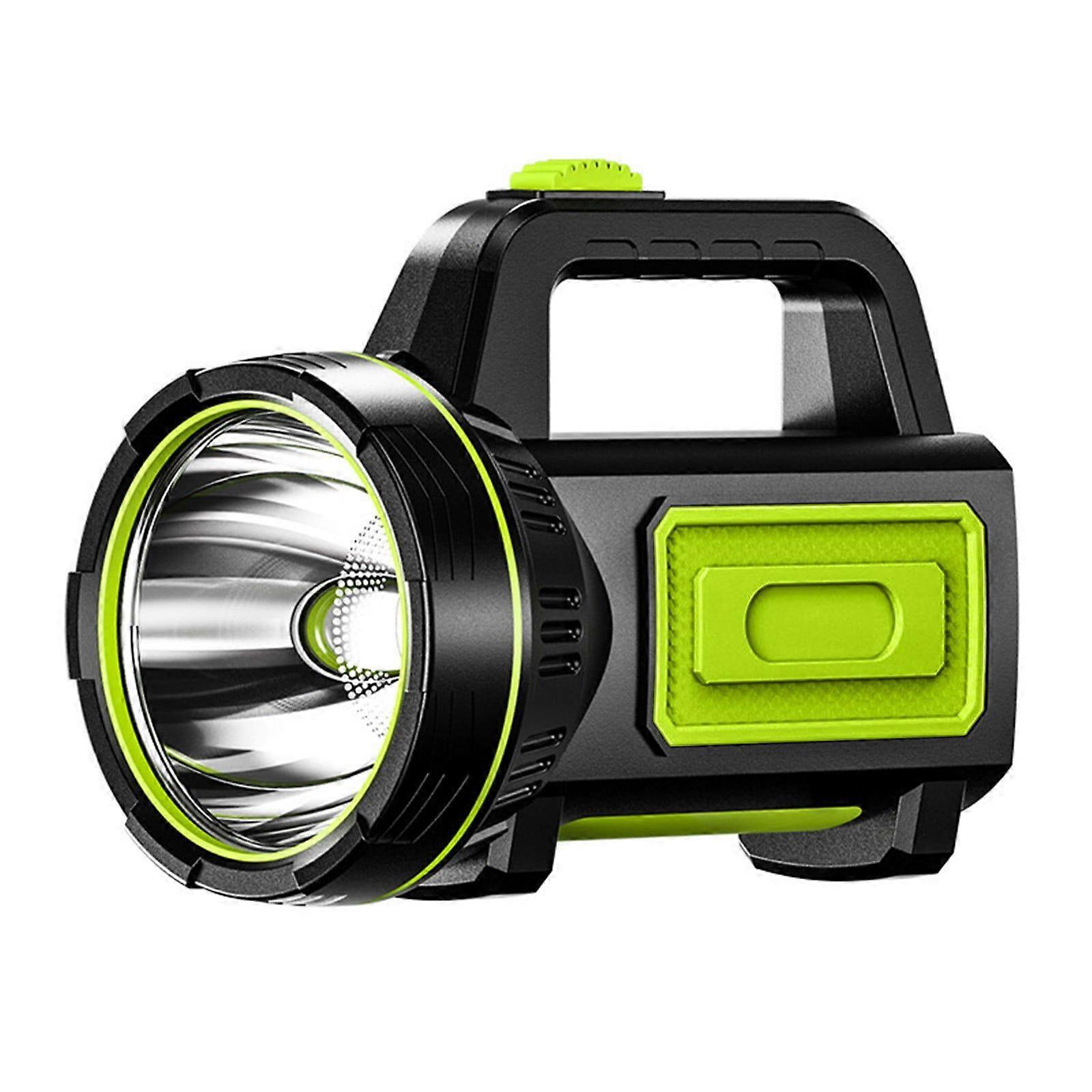 Rechargeable LED Spotlight, Multi Function Camping Lantern Big Flashlight, Power