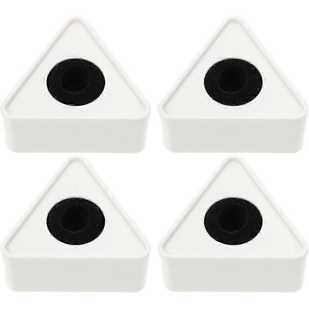 4pcs Triangular Microphone Flags Interview Microphone Station Logo Mic Flag Stations