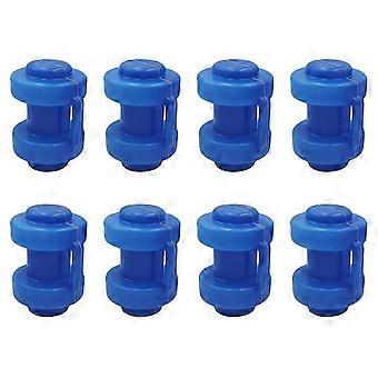 8 pcs Trampoline Enclosure Pole Cap Plastic Trampoline Leg Caps 25mm