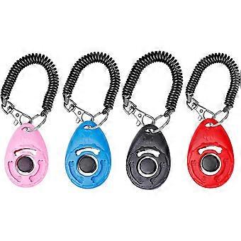 Hundetrainings-Clicker mit Handschlaufe, heilwiy effektive Haustier-Trainingswerkzeuge für Welpen oder