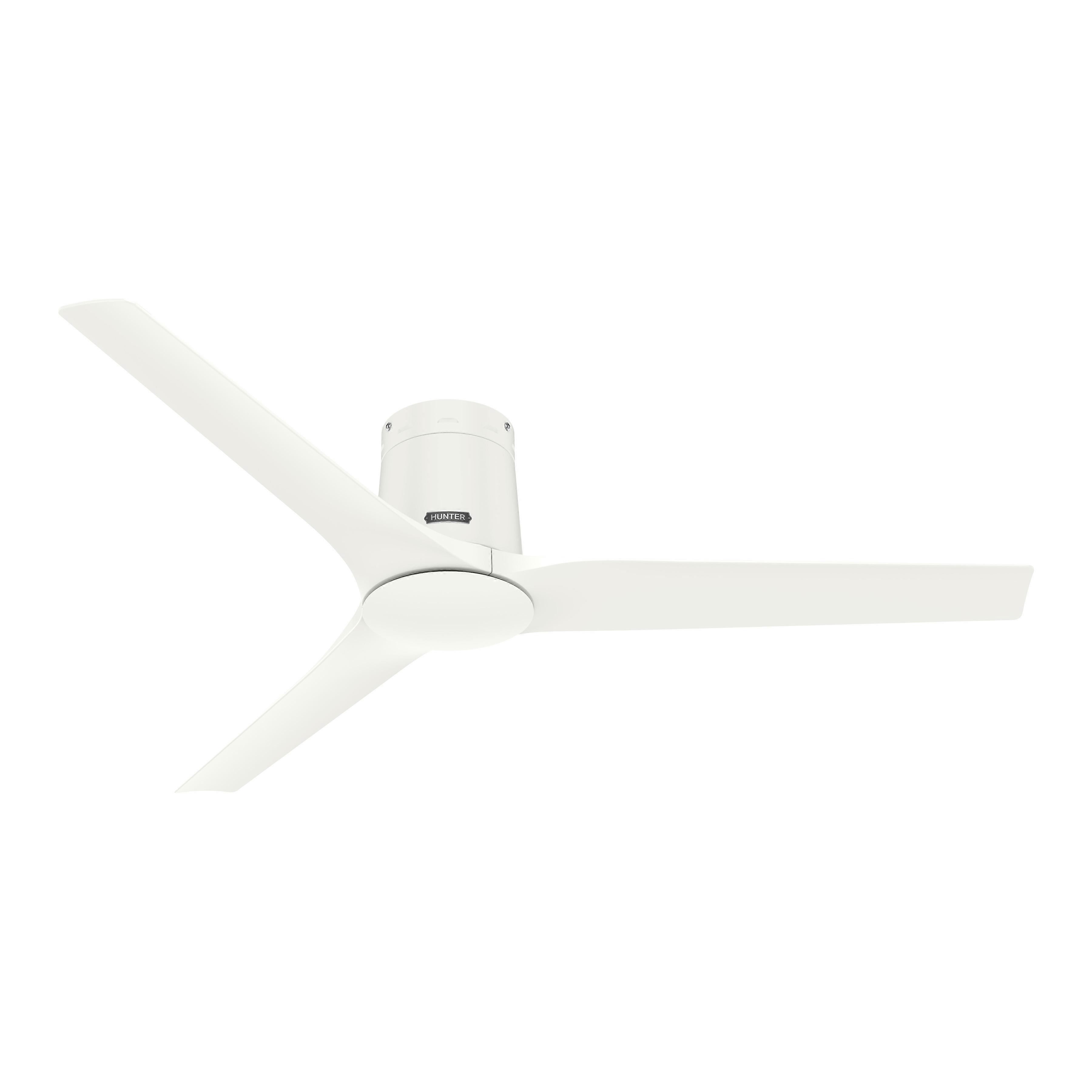 Athens LP White Ceiling Fan with Remote Control