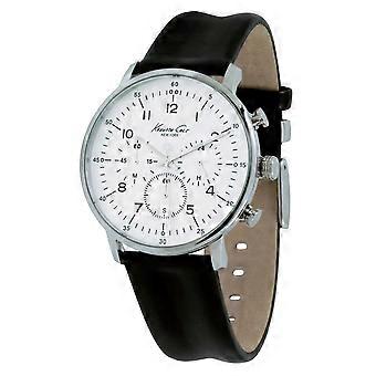 Kenneth Cole New York men's wrist watch analog quartz leather 10007914
