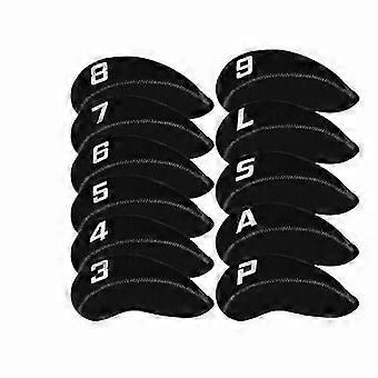 11Pcs/Pack Neoprene Iron Headcovers Golf Club Protector Set Golf Accessories [XR]
