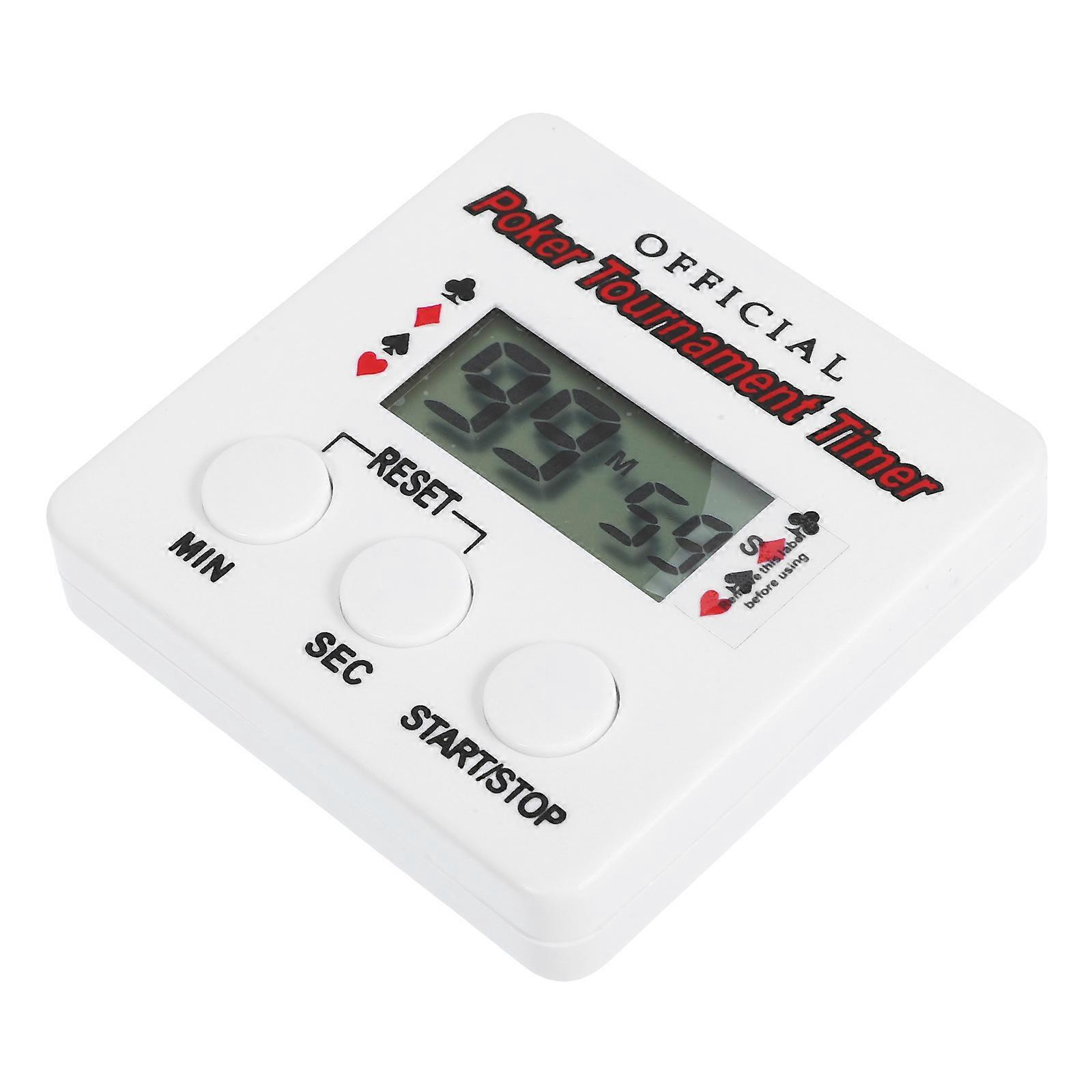 Poker Timer Portable Dealer Board Game Countdown Timer Lightweight