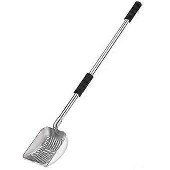 Stainless Steel Cat Litter Scoop with Detachable Long Handle and Deep Shovel