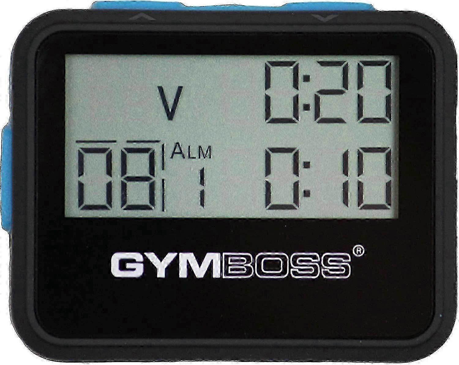 Interval Timer And Stopwatch - Black/blue Softcoat