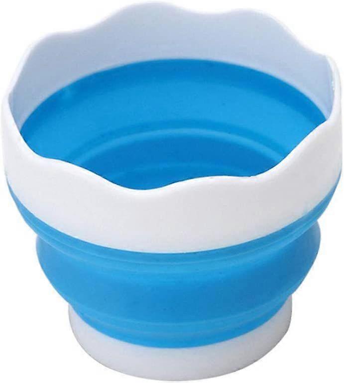 Portable Foldable Plastic Bucket, Foldable Portable Multi-Function Bucket, Multi-Function Telescopic Silicone Brush Pen Washing Bar