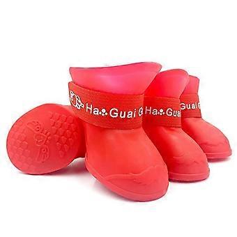 1pcs Dog Rain Boot para pequeños colores de caramelo