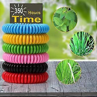 Mosquito Bracelets  24 Pack Individually Wrapped  DEET Free  Natural and Waterproof BandA