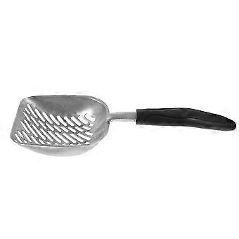 Cat Litter Scoop Hollow Aluminium Alloy for Efficient Cleaning 1Pcs