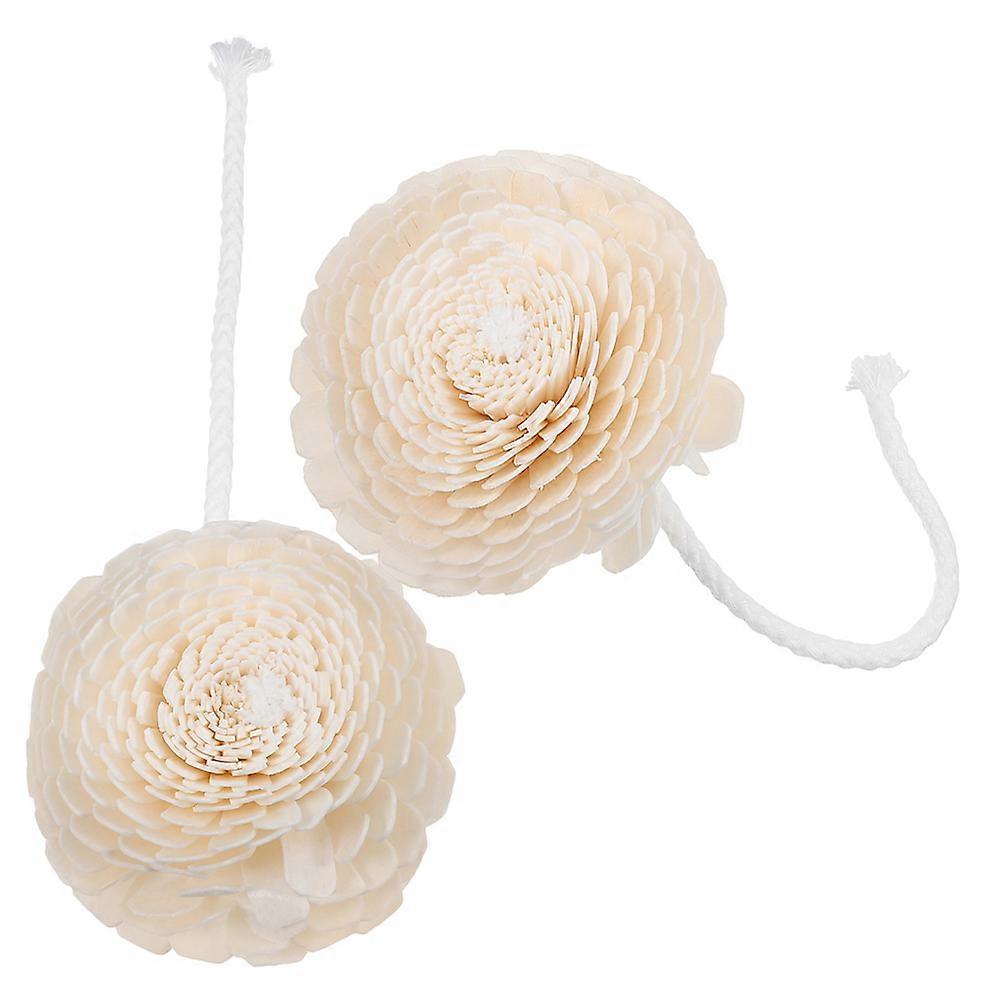 Small Essential Oil Diffuser Flower for Decor with 8Pcs Replaceable Fragrance Heads
