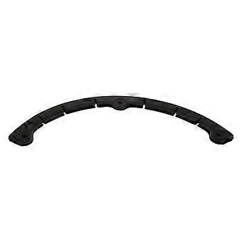 Protetor de shape de skate preto, capa protetora durável com absorção de impacto.