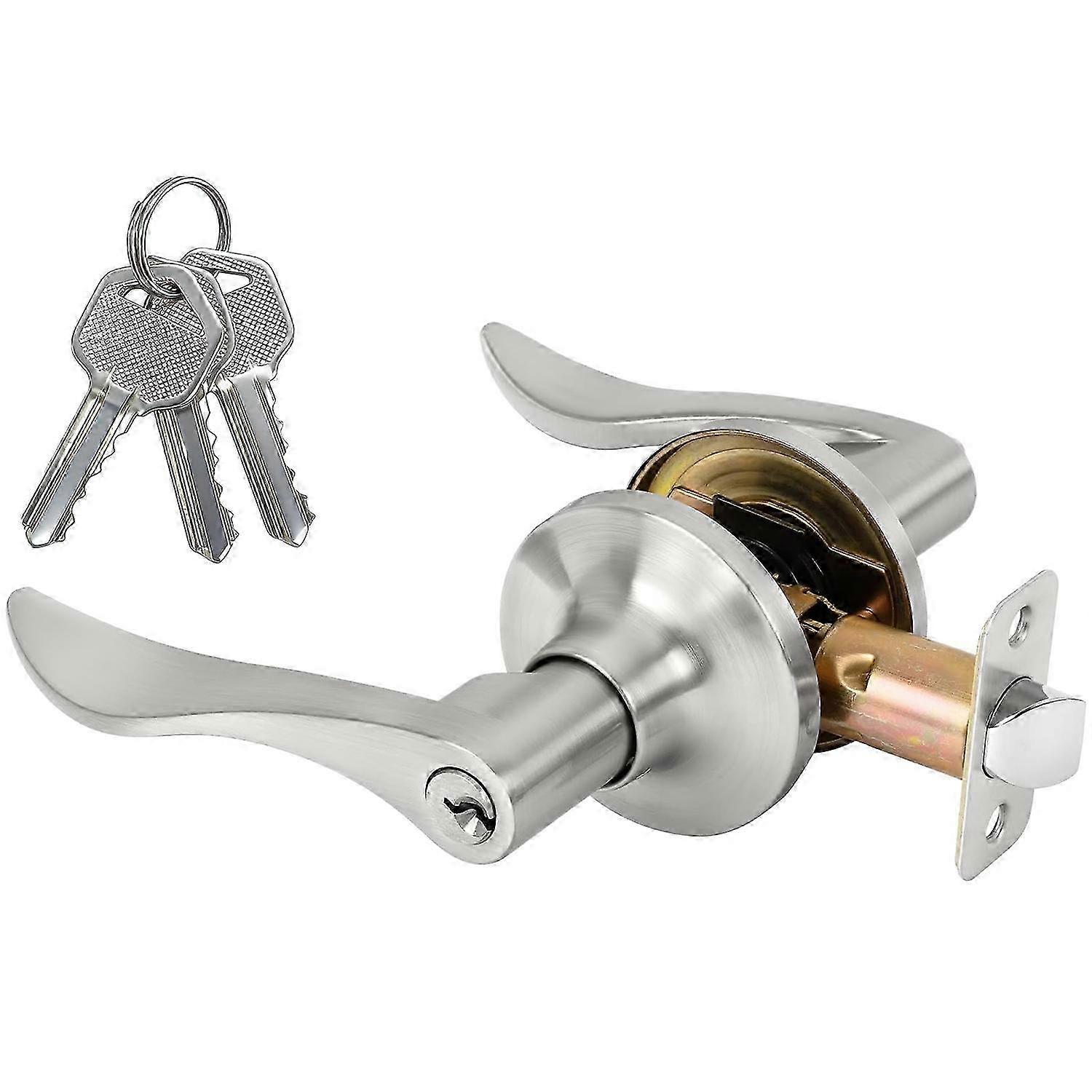 Wave-Style Keyed Door Handle