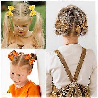 40PCS 3Inch Hair Bows for Girls Grosgrain Ribbon Toddler Hair Accessories with Alligator Clips for Toddlers Baby Girls Kids Teens in Pairs