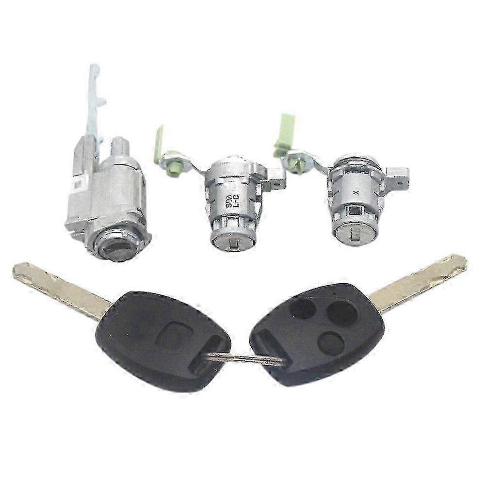 Car Ignition Switch Lock Set, Ignition Switch Barrel Lock Assembly with Matching Keys