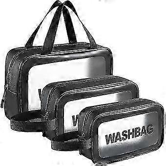 Makeup Bag, 3 Sizes(black)