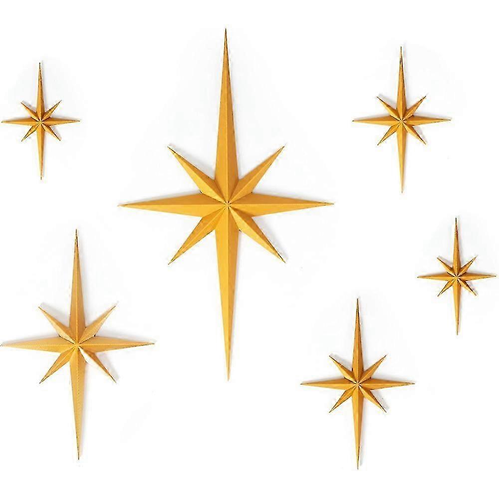 Scandi-Style 3D Octagonal Star Decor