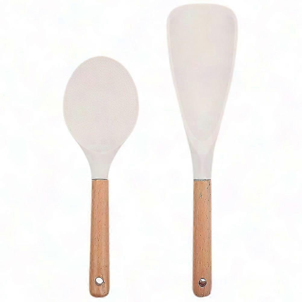 Silicone Rice Spoons Non Stick Kitchen Spatulas