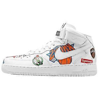 Nike Air Force 1 Mid Supreme Nba White AQ8017-100