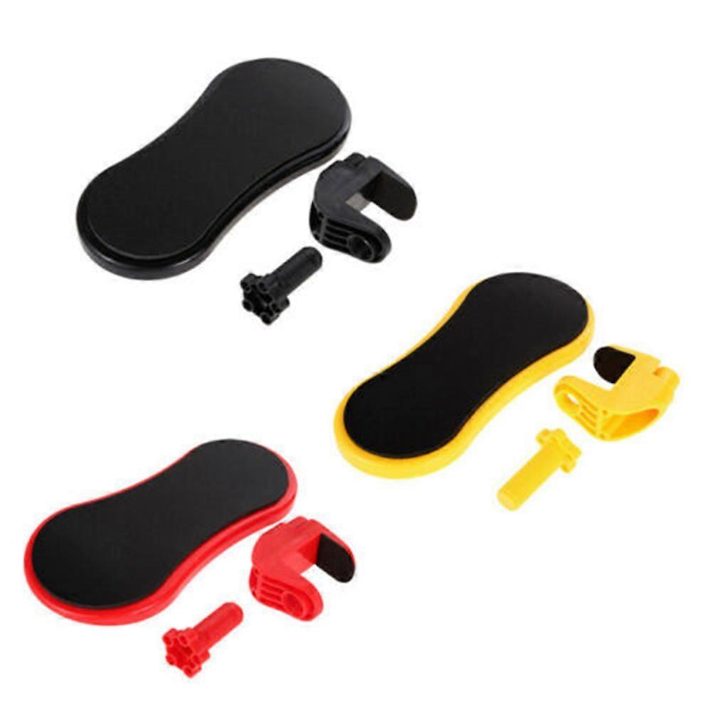 Yellow Armrest Cushion Pad for Computer Desk Adjustable Support