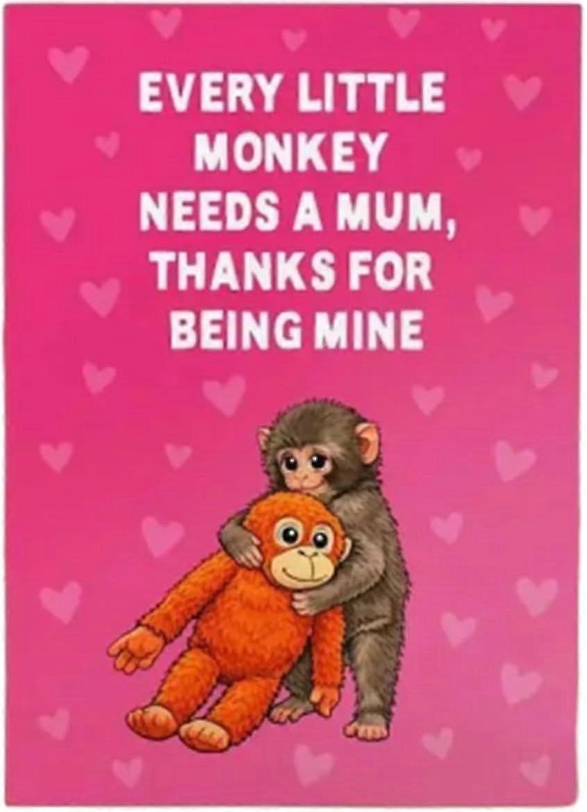 Fun Loving Monkey Greeting Card