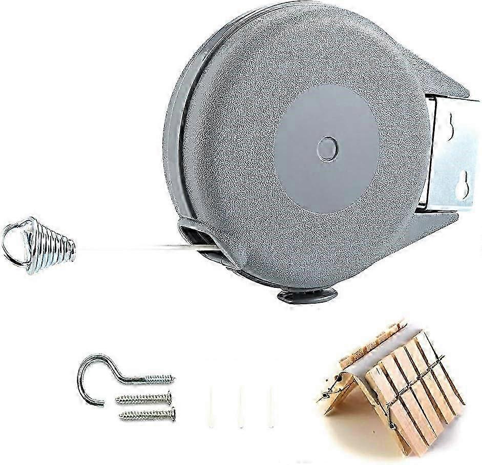 Compact Retractable Clothesline 40ft