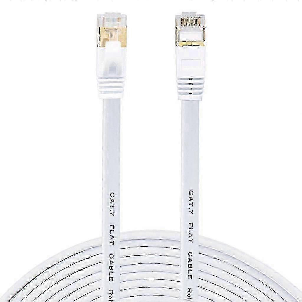 10G 3ft 6.5ft 10ft Double-shielded Flat Network Cable Oxygen-Free Copper Cat7