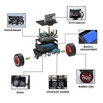 STM32 nced Vision Robot Learning Kit Featuring K210 Module for Color Recognition and QR Code Control