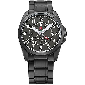 Schweizer Militär Schweizer Quarz Analog Man Uhr mit SM34034.04 Edelstahl Armband