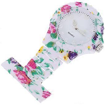 Montre de poche infirmière pour lire l'heure, 1 pièce, design élégant en alliage lavande