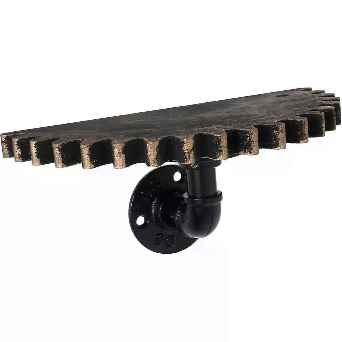 Floating Shelf with 8 Screws, Iron Wall Mounted Decor