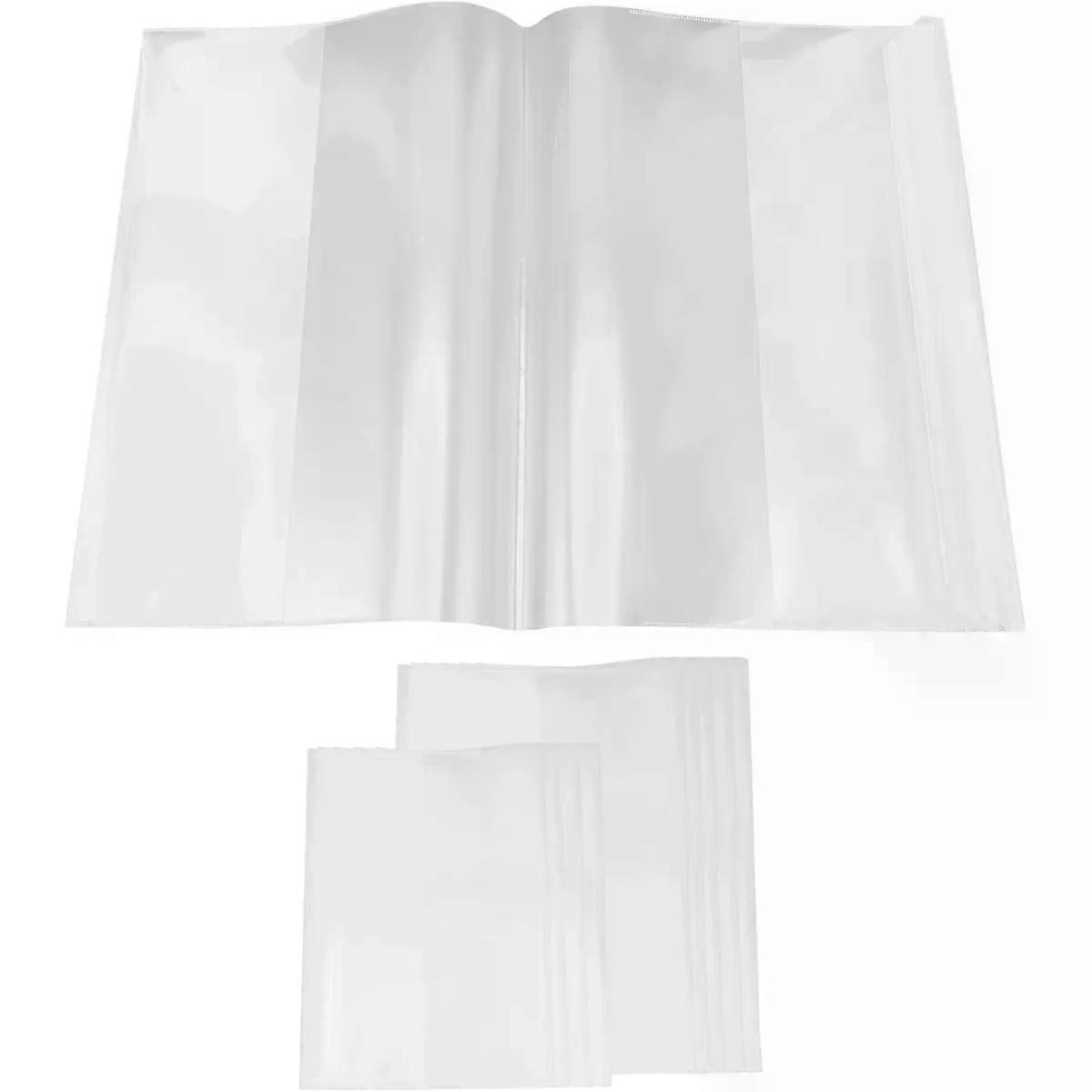 20Pcs Plastic Book Protection Covers for Exercise Books