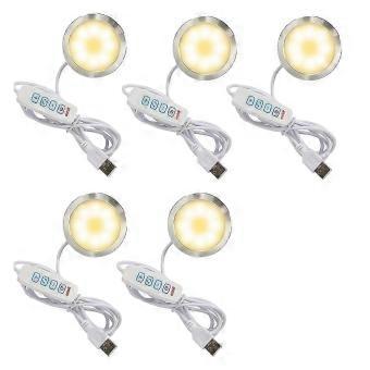 5PCS LED Lamp Kit 001 for Bambu Lab A1 Mini/A1/X2D/P2S MH001, 3 Color Temperature, 5V USB Round DIY Hardware Spare Parts