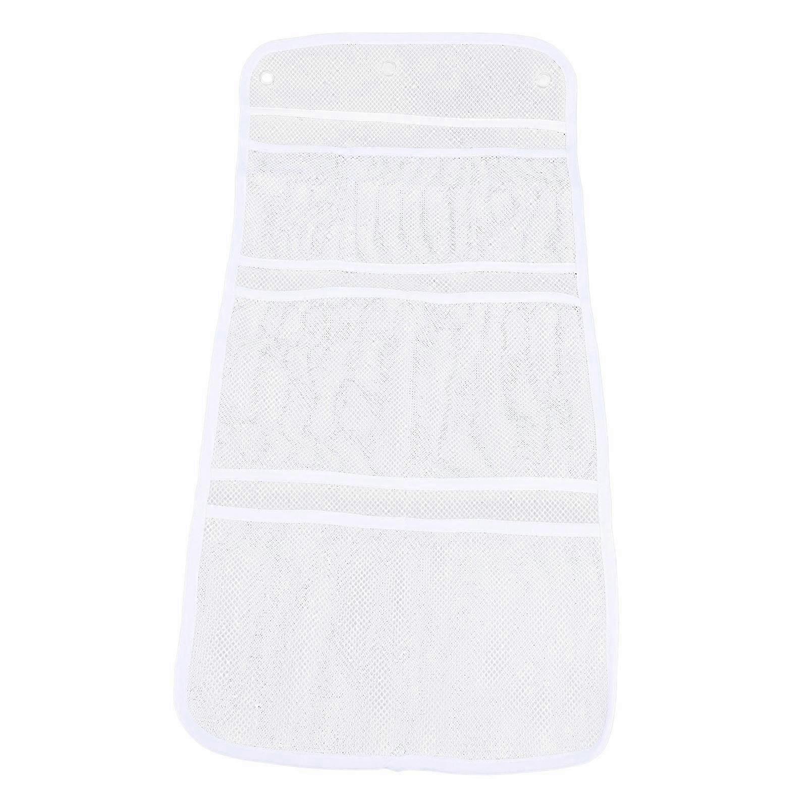 Mesh Shower Caddy with 7 Pockets, Quick Drying, Easy Access compatible with Body Soap, Shampoo, Conditioner