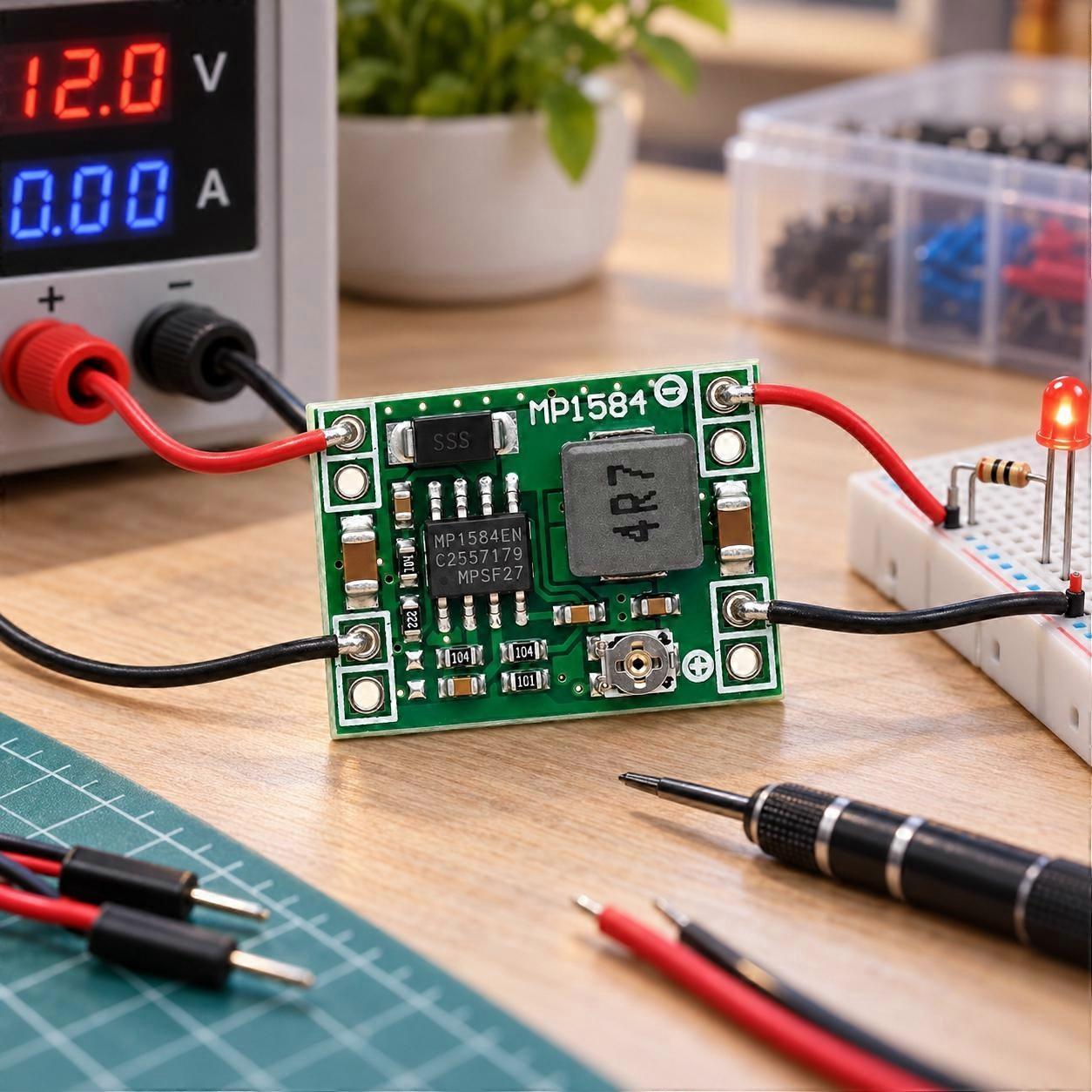 MP1584 DC-DC Step-Down Power Module, 5V Fixed Output MP1584 5V