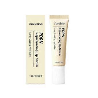 3pcsAdvanced PDRN Rejuvenating Lip Serum, Hydrating Lip Balm with Lipozip PDRN, Hibiscus & Lactic Acid for Glowy Dewy Lips, Gentle Exfoliating & Smoot