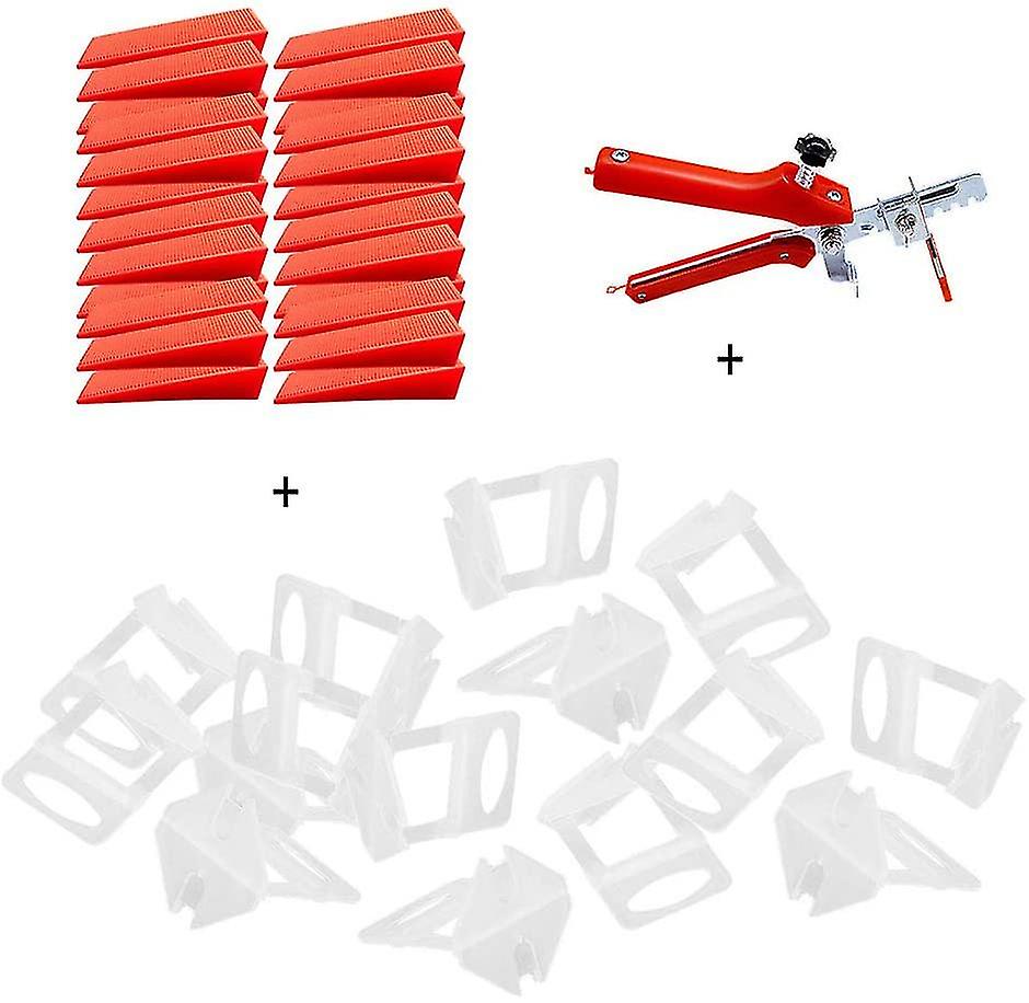 201 Pieces Plastic Mounting Wedges, Plastic Mounting Wedges, Plastic Set Wedges, 100 1mm Clear Bases For Gluing Tiles, 100 Reusable Inserts