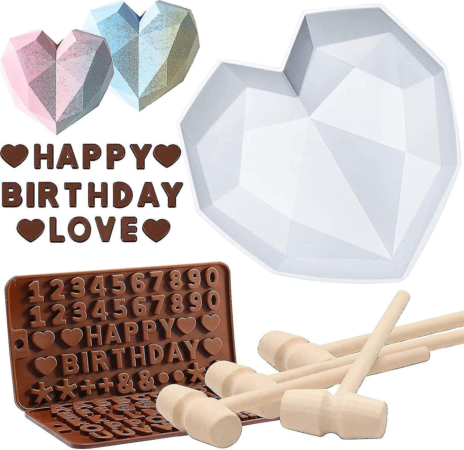 Molds Compatible With Chocolate 8.7 Inch Lar Silic Cake Mold, 2 Pc Sili