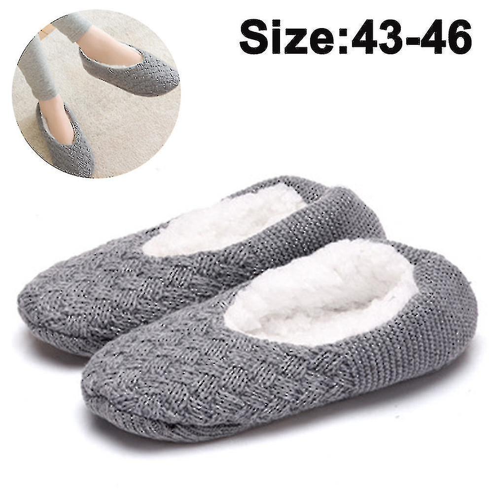 Women Men Stopper Socks Winter Warm Floor Socks