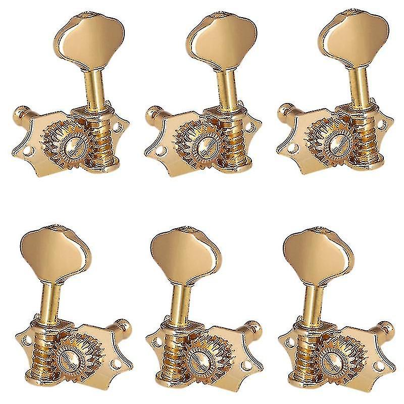 1:18 Gitarrsträngsstämmor kompatibla med akustisk eller gitarr 6pcsgold