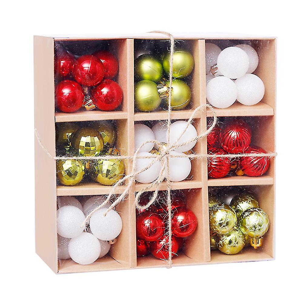 99pcs Shatterproof Christmas Decorations Set Tree Balls Holiday Wedding
