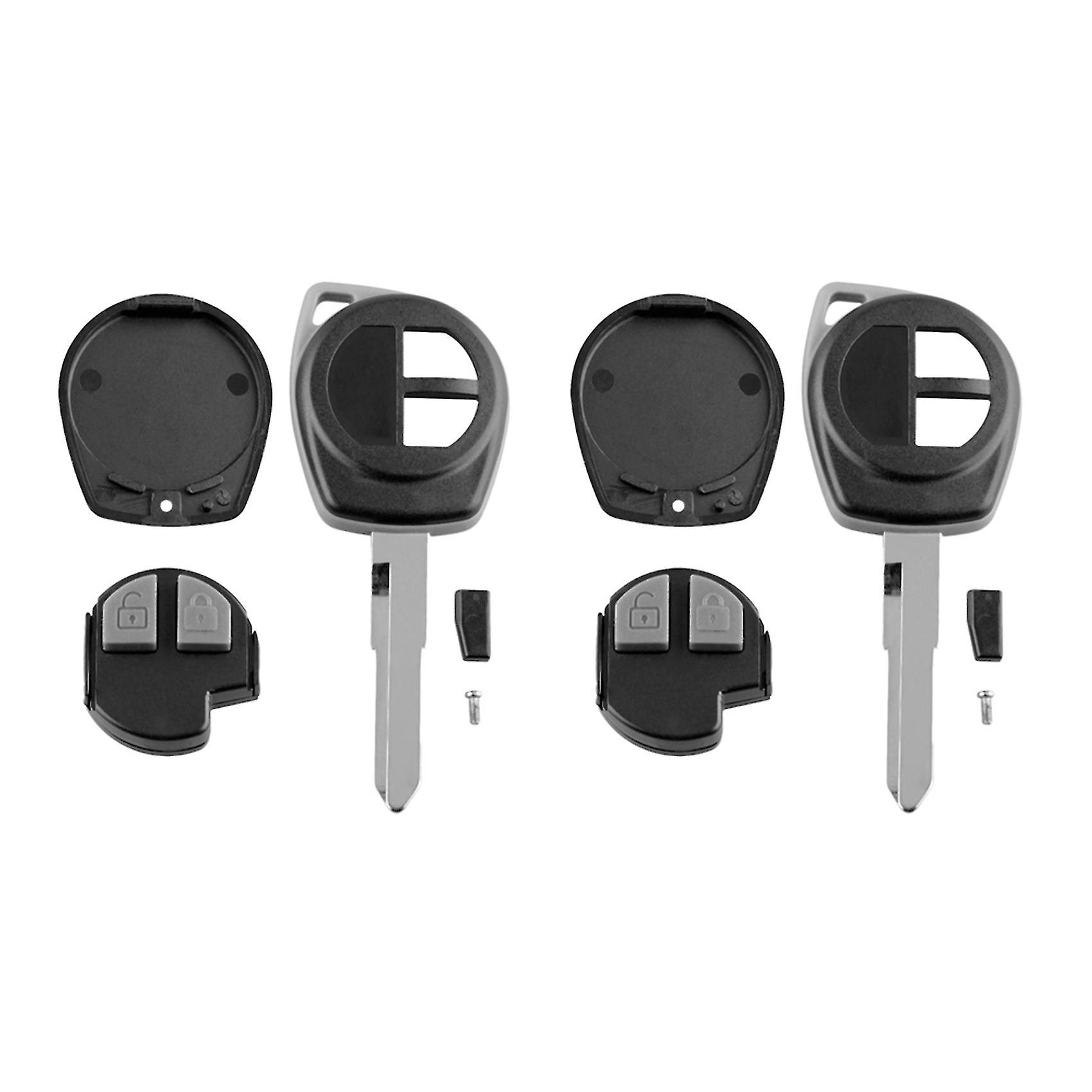 2x Car Smart Remote Key 2 Buttons Fit For Swift Sx4 Alto Jimny Vitara Ignis Splash 2007-2013 433mhz