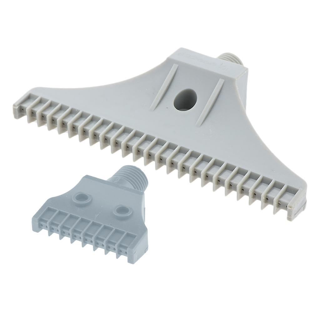 2pcs 1/4" Thread Flat Wind Jet Air Blowing Nozzle Spray 110mm & 40 mm