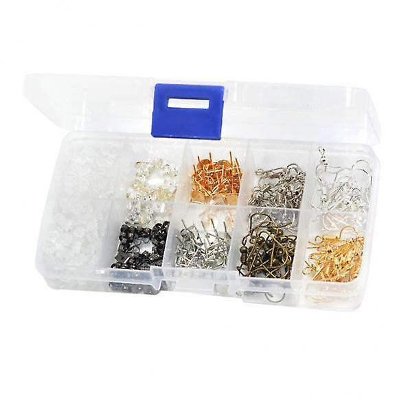 2xEarring Making Supplies Kit with Earring Hooks Earring Backs Earrings Posts
