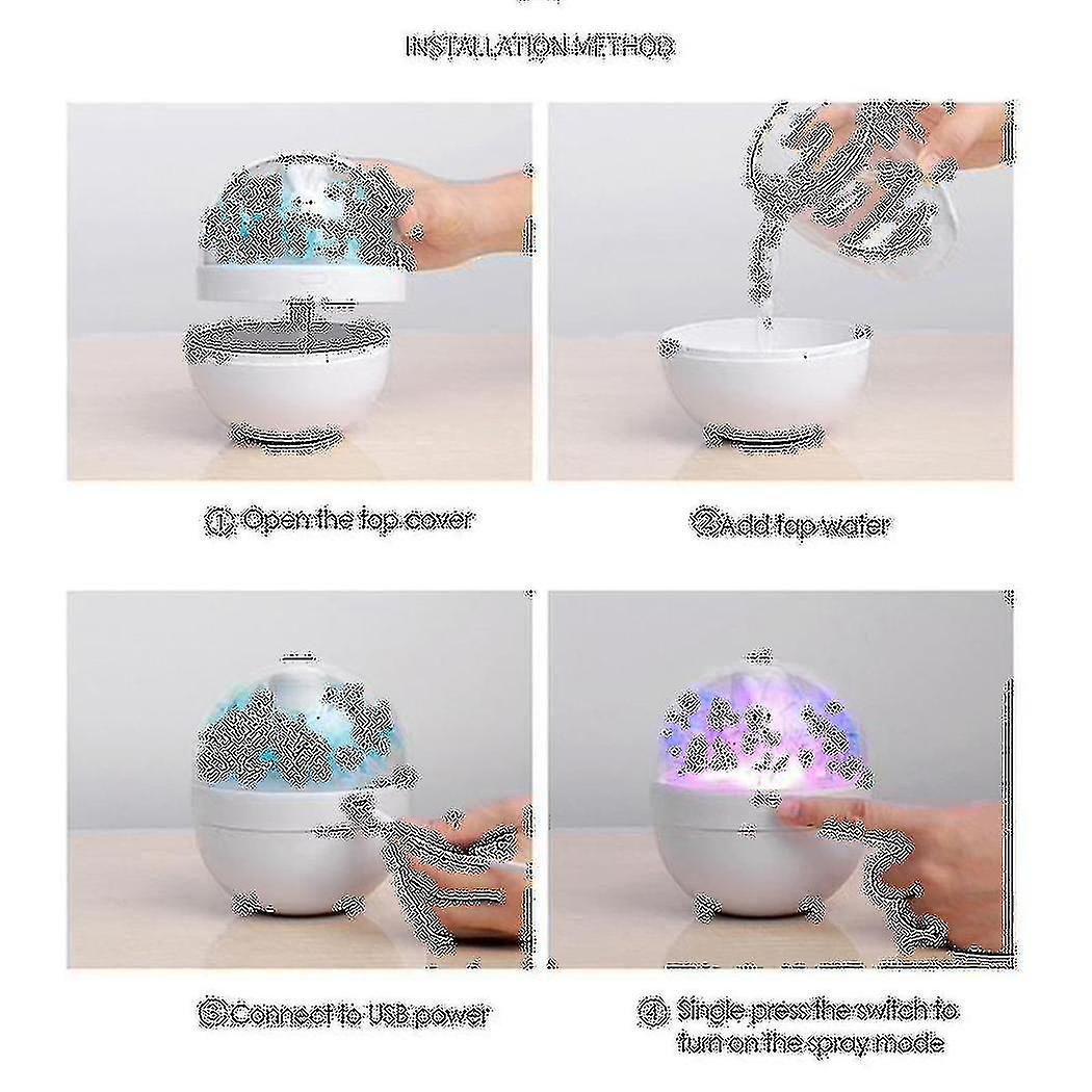 Essential Oil Diffuser Bedroom Aromatherapy Humidifier (pink)