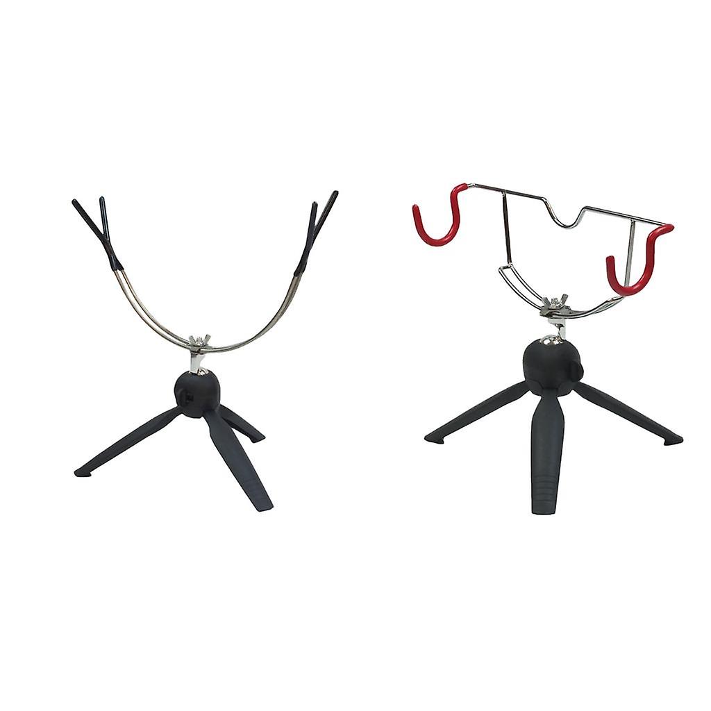 2x Triangle Ice Fishing Rod Bracket Triangle Bracket Winter Rod Holder